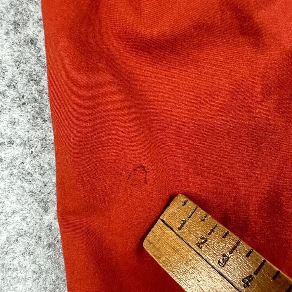 Anthropologie Cartonnier Charlie Ankle Pants Womens 4 Orange Career Boho Crop* - Picture 9 of 16